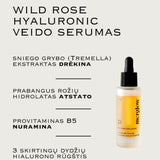 Wild Rose Hyaluronic intesyviai drėkinantis veido serumas